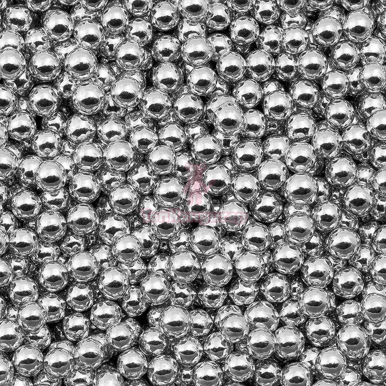 Шарики сах серебрянные 3 мм 0,05 кг