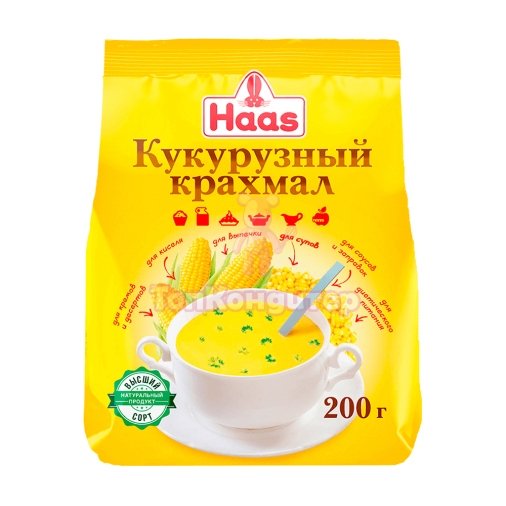 Крахмал кукурузный "Haas" 200 гр