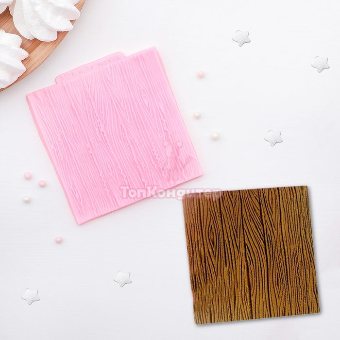 Молд силиконовый «Кора дерева», 10,5×10,3 см