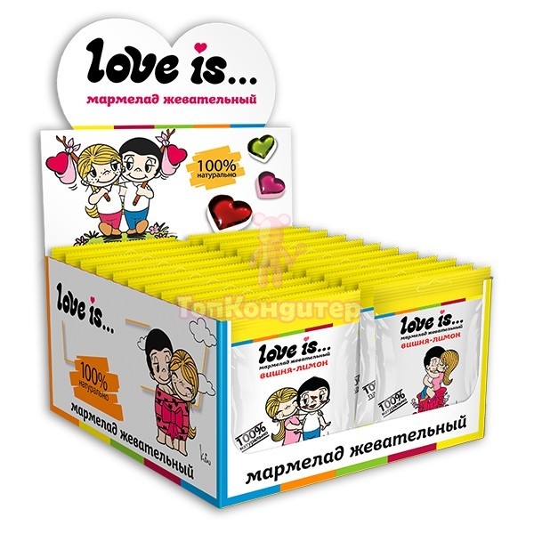 Мармелад "Love is" Вишня-лимон 25г