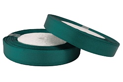 Лента атласная 1,2 см Изумрудный 23 м