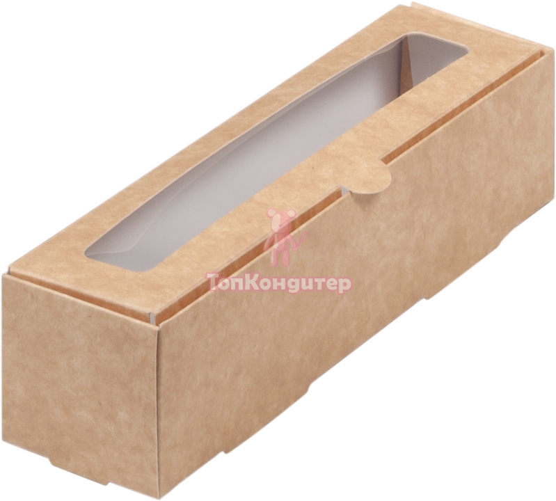 Коробка для макарон крафт 21 см*5,5 см*5,5 см