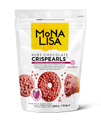 Драже "Crispearls" Mona Lisa Ruby шоколад 800 г