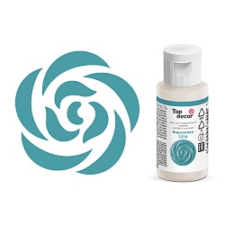 Краситель жирорастворимый "Топ Декор" Бирюзовый 25 гр