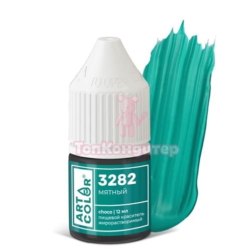 Гелевый жирорастворимый краситель Art Color Choco Мятный, 15мл