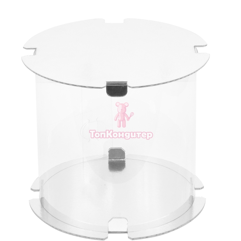 Коробка для торта "Тубус" 16 см*16 см белый