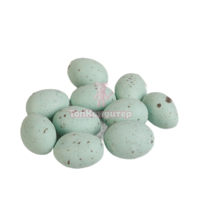 Посыпка "Яйца глазированные бирюзовые матовые в крапинку" 100 гр