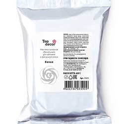 Мастика "Топ Декор" Белая ванильная 600 гр