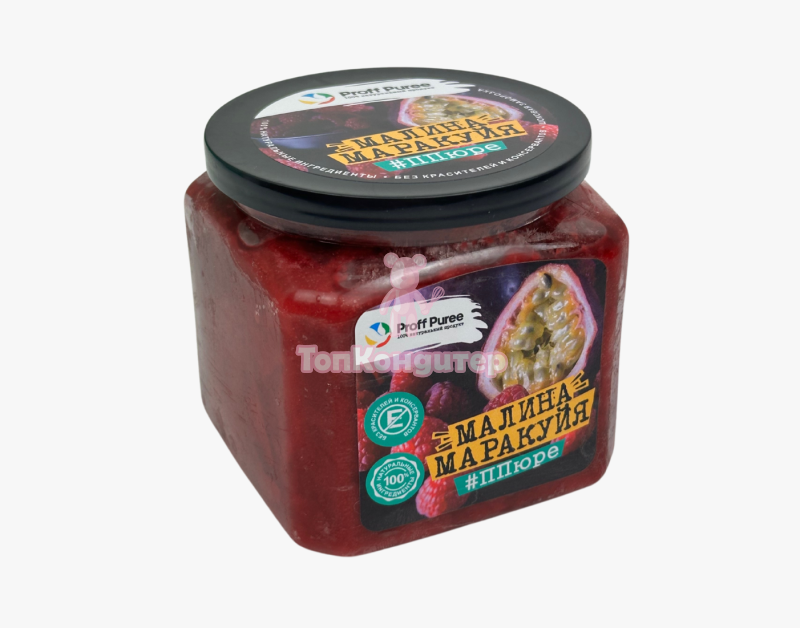 Пюре замороженное "Proff Puree" Малина-Маракуйя 500 г
