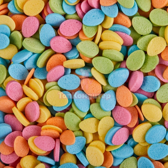 Посыпка вафельная "Яйца микс" 50 гр