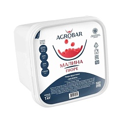 Пюре замороженное "AGROBAR" Малина 1 кг