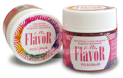 Краситель сухой водорастворимый розовый Mr.Flavor 10 гр