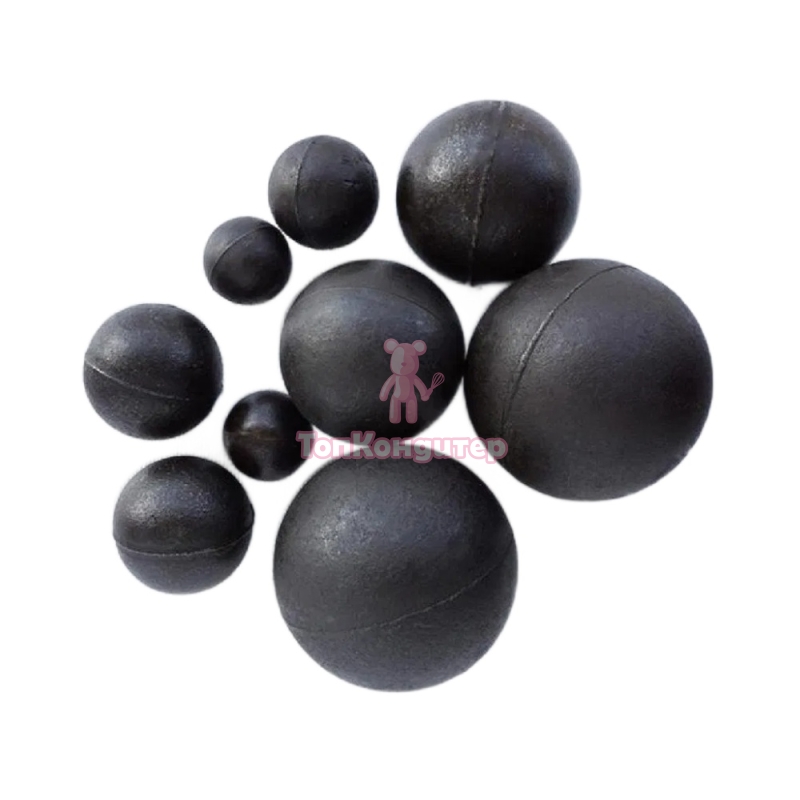 Сферы из шоколадной глазури Черные 10шт.