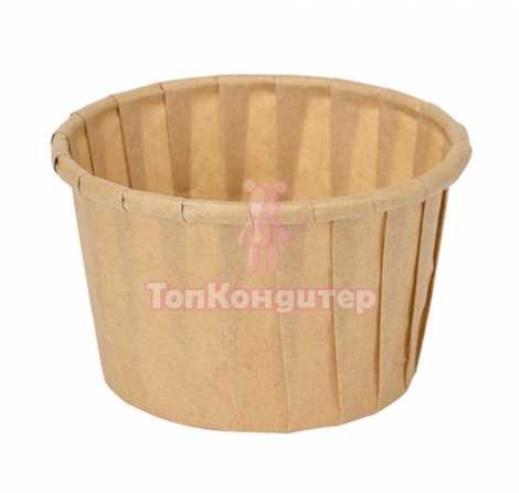 Капсулы для капкейков "крафт" 1шт.