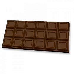 Пластиковая форма "Шоколад традиционный"