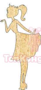 Топпер "Принцесса", 36001136-з 6*13 см